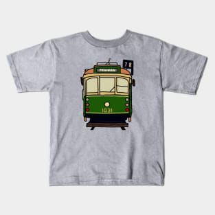 Melbourne Tram - No.78 to Prahran Kids T-Shirt